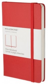 Бележник Moleskine Classic Red Notebook, Plain Large [Flexibound] [0062]