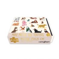 Мини пъзел - Кучета - 100 части CARTES D'ART