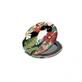 Козметично огледало за чанта - Котка CARTES D'ART