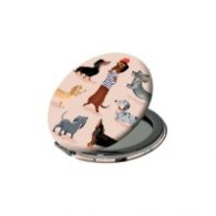 Козметично огледало за чанта - Кучета CARTES D'ART