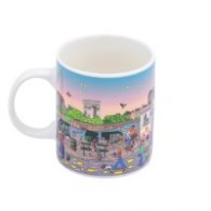 Чаша - Разходка край Сена CARTES D'ART