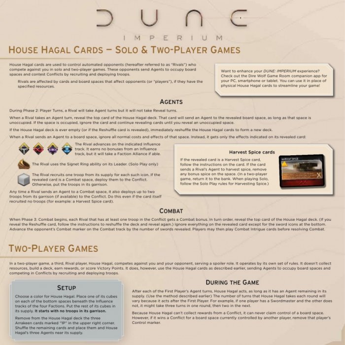 Dune. Империум - настолна игра