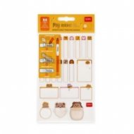 Самозалепващи етикети със защитно фолио Legami - Мече