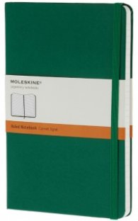Бележник Moleskine Notebook Ruled Oxide Green Large [Hard Cover] [6309]