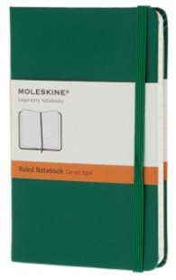 Бележник Moleskine Ruled Notebook Extra Small Emerald Green [Hard Cover] [8440]