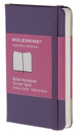 Бележник Moleskine Plain Notebook Extra Small Purple [Hard Cover] [8495]