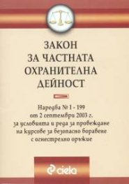 Закон за частната охранителна дейност
