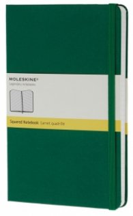 Бележник Moleskine Notebook Square Oxide Green Large [Hard Cover] [6316]