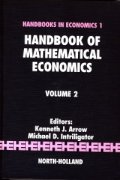 Handbook of Mathematical Economics Volume 2