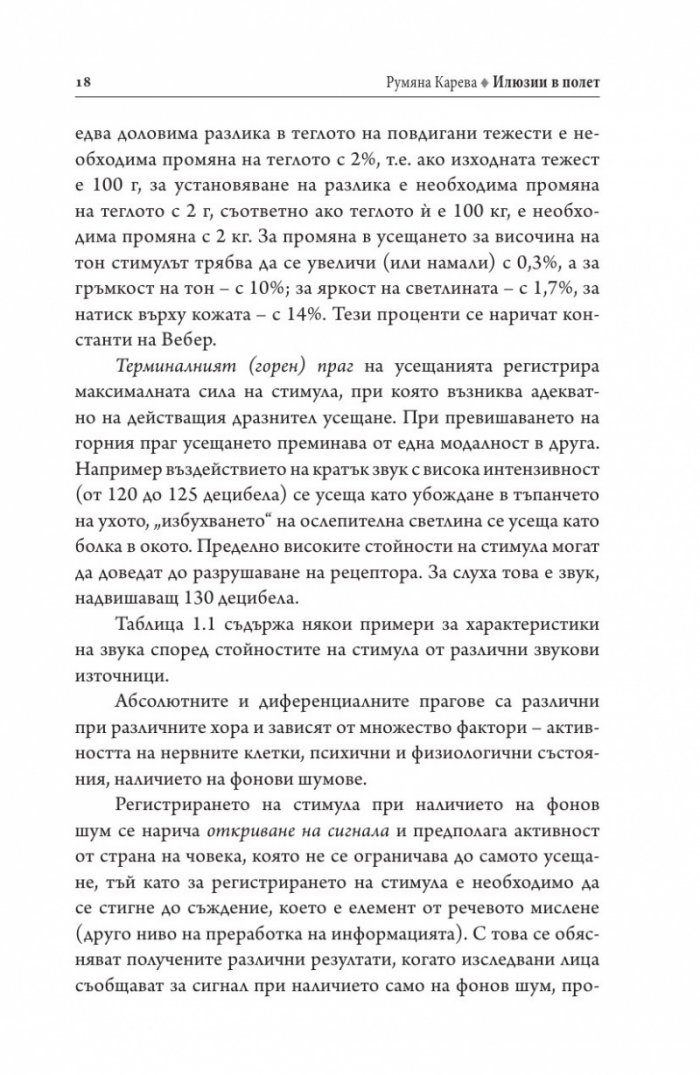 Илюзии в полет
