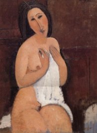 Nu a la chemise / Modigliani