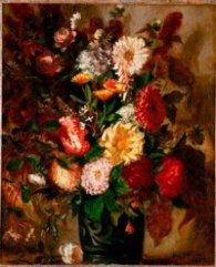 Bouquet de fleurs / Delacroix