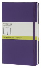 Бележник Moleskine Classic Hard Cover Large Plain Notebook Brilliant Violet [6507]