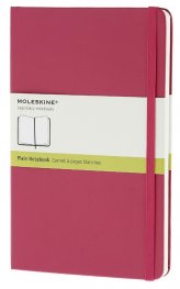 Бележник Moleskine Classic Hard Cover Large Plain Notebook Magenta [6477]