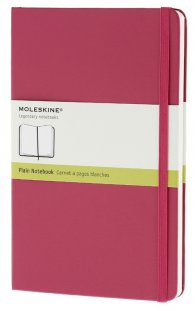 Бележник Moleskine Classic Hard Cover Large Plain Notebook Magenta [6477]
