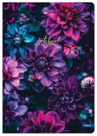 Тетрадка LASTVA Bloom, A4, 96 л., различни видове