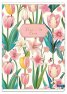 Тетрадка LASTVA Tulips, A4, 52 л. различни видове