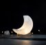 Мини USB лампа от хималайска сол - Луна