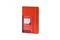Бележник Moleskine 2014-2015 Weekly Planner Horizontal 18 Month Large Red Hard Cover [2848]