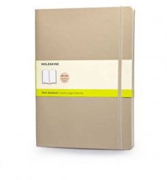 Бележник Moleskine Classic Colored Notebook Extra Large Plain Khaki Beige Soft Cover [3821]