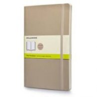 Бележник Moleskine Classic Colored Notebook Large Plain Khaki Beige Soft Cover [3708]