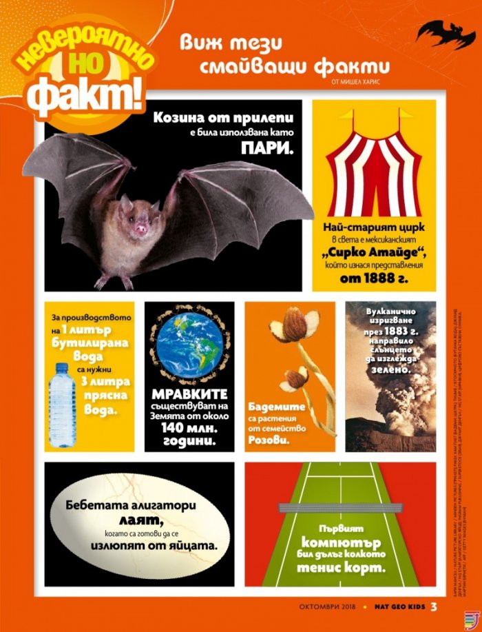 National Geographic KIDS България Октомври/2018