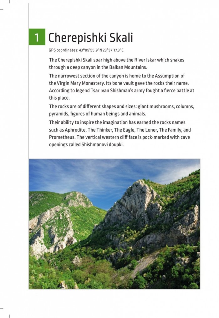 51 mountain beauty spots in Bulgaia