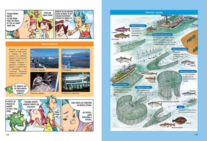 Защо? Морета и океани: Енциклопедия Манга в комикси (твърда корица)