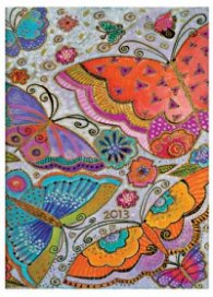 Бележник Paperblanks Diary 2013 Flutterbyes Midi Day, Lined/ 0738