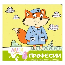 Професии: Книжка за оцветяване с вода