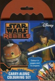 Star Wars чантичка: пастели с тефтерче за оцветяване