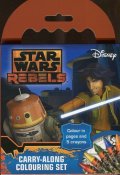 Star Wars чантичка: пастели с тефтерче за оцветяване