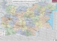 Административна карта на България М 1:380 000