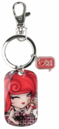 Kimmidol Love метален ключодържател ЛЕЙСИ KLF004