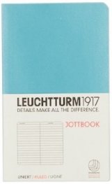 Бележник Leuchtturm Albenverlag Jottbook Pocket, Turquoise [lined]/ 339 948