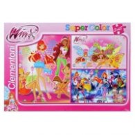 Пъзел Super Color 3 х 48 ч.: Winx 25169