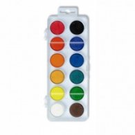 Комплект водни бои, 30 мм, 12 цв, бяла кутия 017251000000