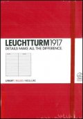 Бележник Leuchtturm 1917 Medium Blanko [Plain], Hardcover, Red/ 309 141