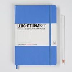 Бележник Leuchtturm 1917 Medium Blanko [Plain], Hardcover, Cornflower- Blue/ 339 580