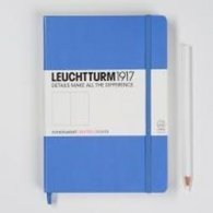 Бележник Leuchtturm 1917 Medium Blanko [Plain], Hardcover, Cornflower- Blue/ 339 580