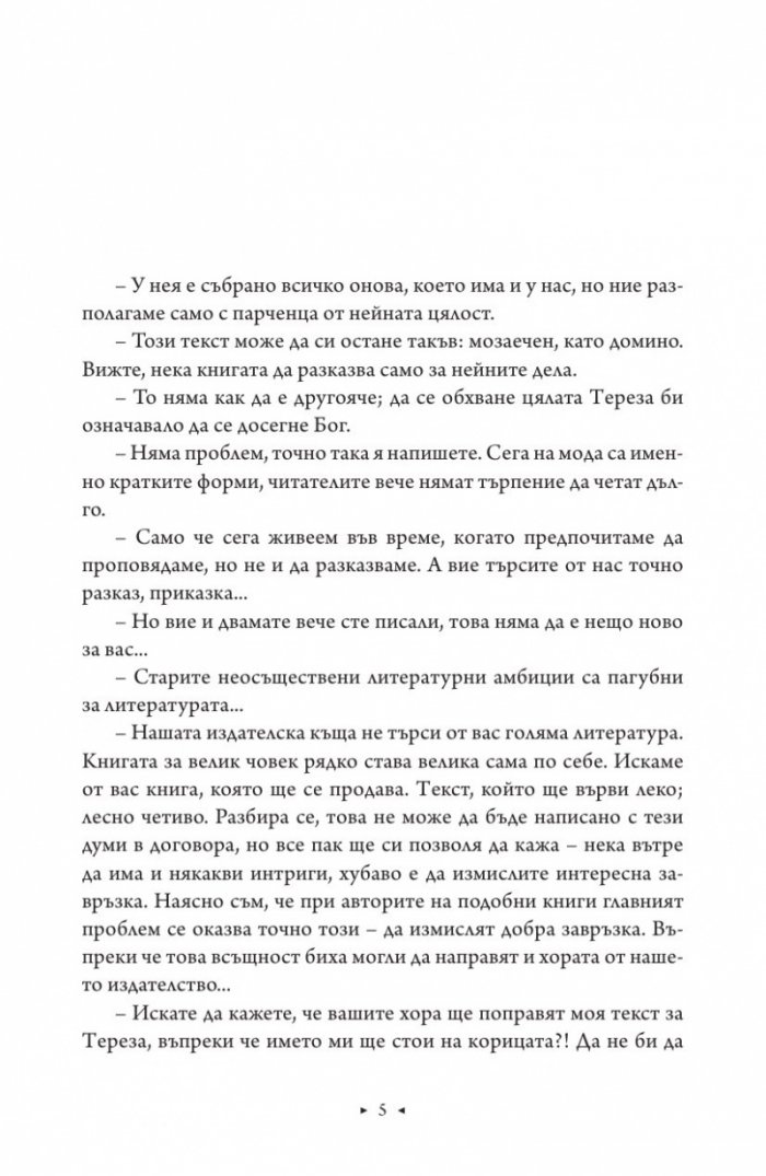 Роман за Майка Тереза