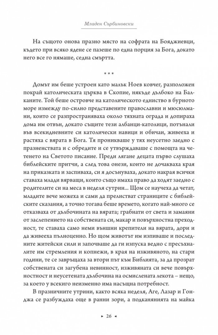 Роман за Майка Тереза