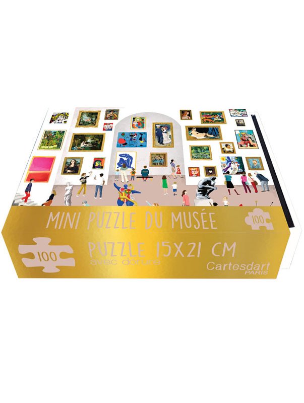 Мини пъзел - Музей - 100 части - CARTES D'ART