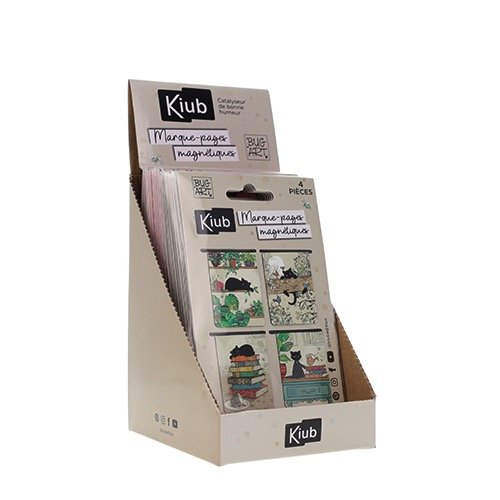 Комплект от 4 магнитни разделителя за книга - котета KIUB MPM34H01-24