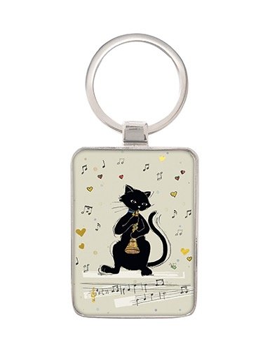 Ключодържател - коте с тромпет KIUB