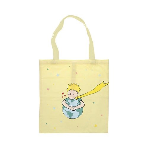 Памучна чанта - Малкият принц, жълта KIUB