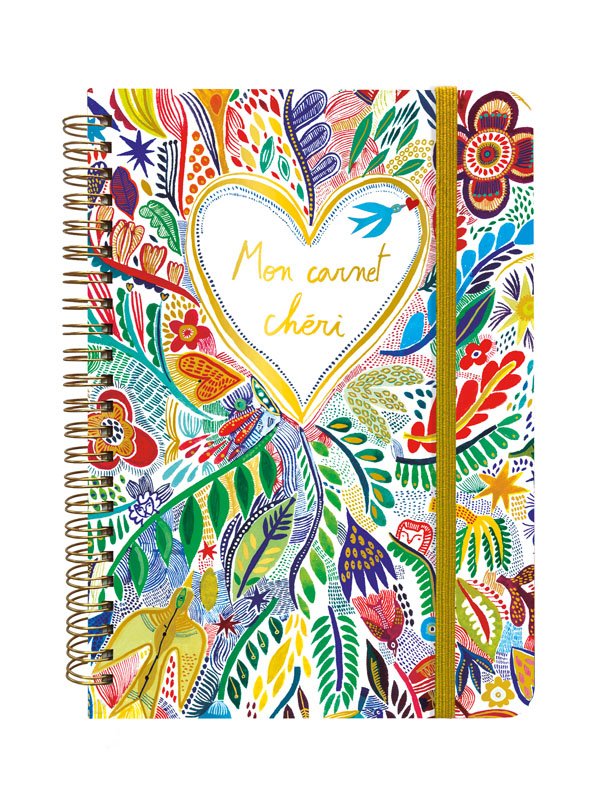 Тетрадка със спирала - Животът е прекрасен CARTES D'ART